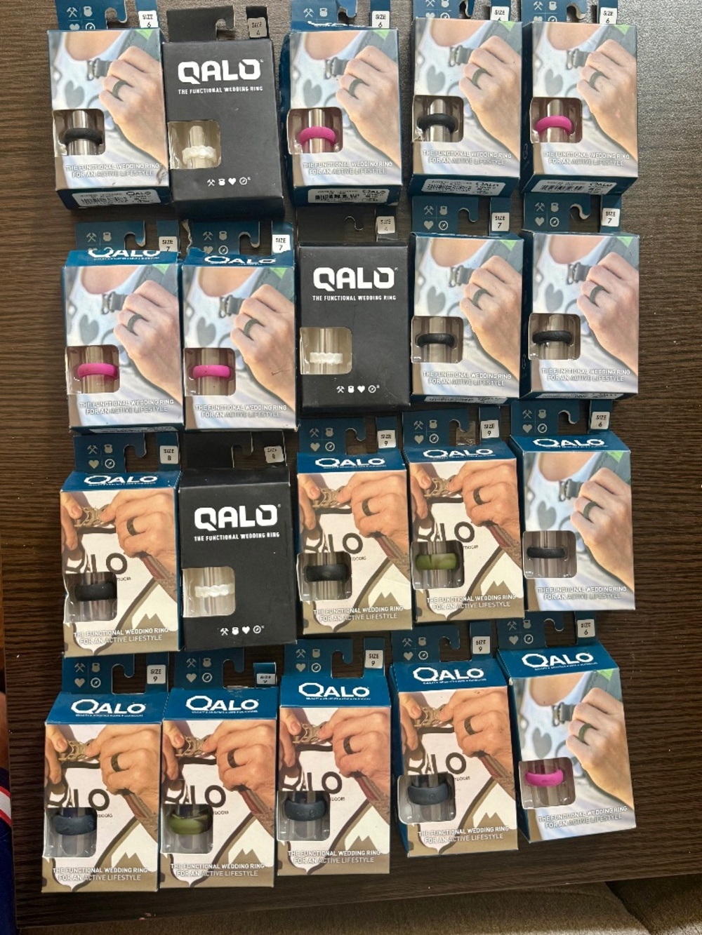 Lot of Qalo Wedding rings